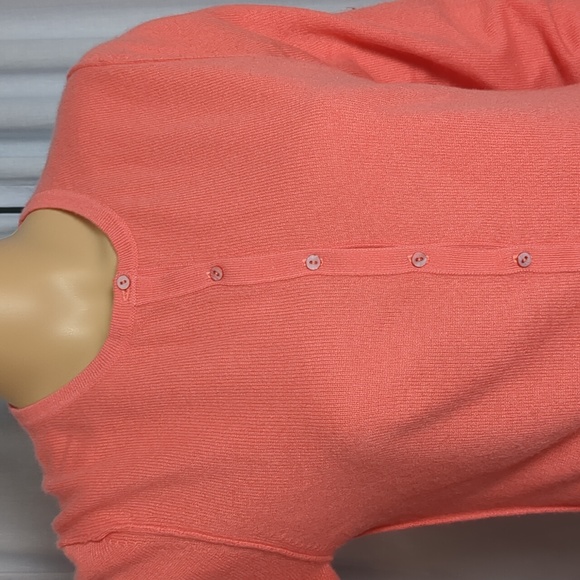 Cashmere Coral Cardigan Large - Picture 2 of 8